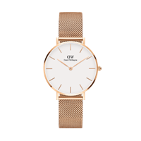 Montre Daniel Wellington Femme Classic Petite in Acier plaqué or rose DW00100163 - DW00100163